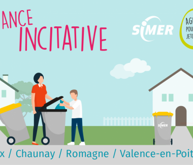 Anché, Brux, Chaunay,Romagne, Valence-en-Poitou et Voulon, évolution du service déchets